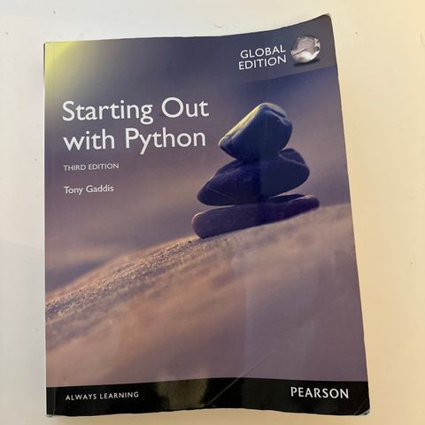 Starting out with Python - Third edition