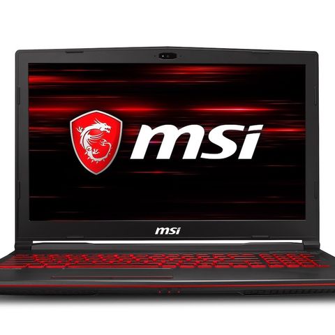 MSI GL63 120Hz - RTX2060 6GB, i7-8750H, 16GB , 512GB SSD, Windows 10 Home