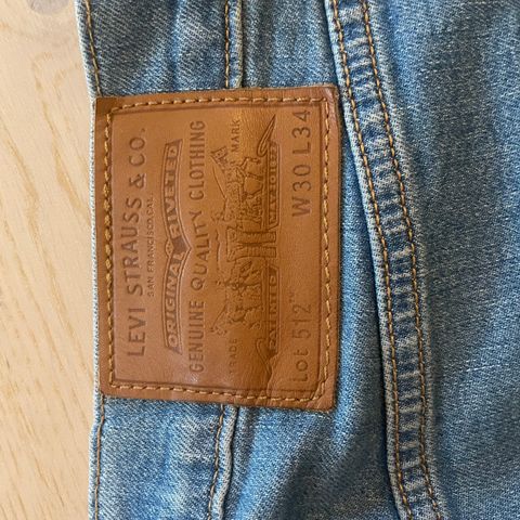 Levis 512 str 30/34