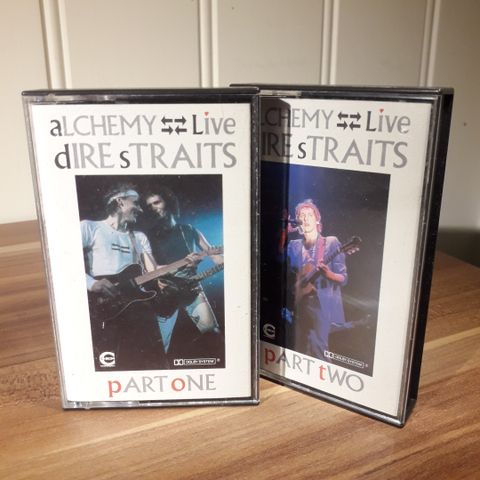 "Alchemy: Dire Straits Live" 1 & 2 på kassett 1984