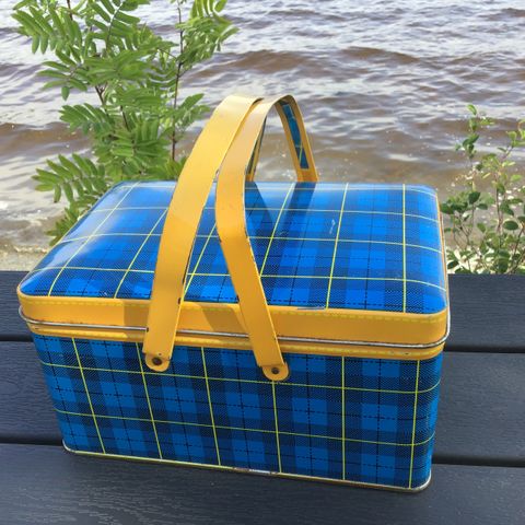 Vintage / retro matboks/lunchboks Foblik/Moss