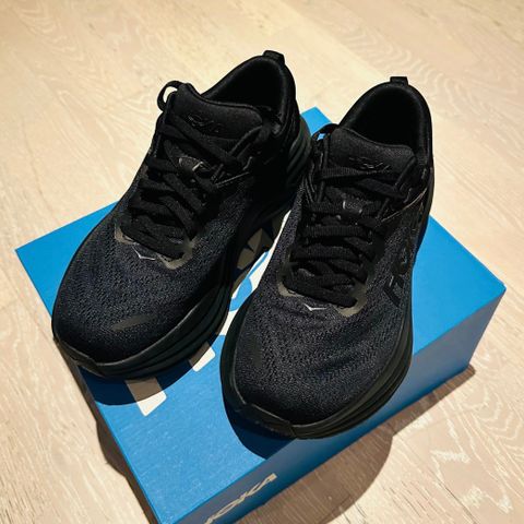 Nye HOKA W BONDI 8 WIDE Black  Str 38 2/3