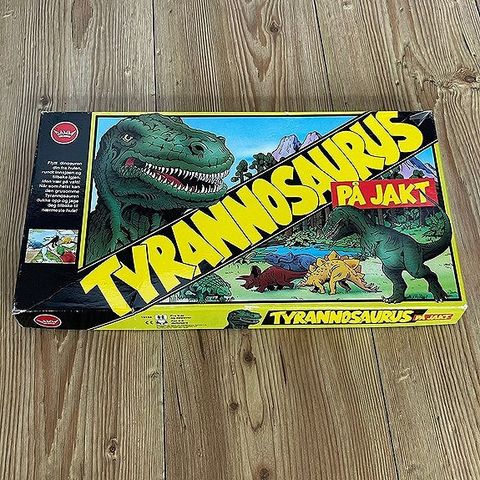 TYRANNOSAURUS PÅ JAKT  (1990) - Komplett og i utmerket stand !