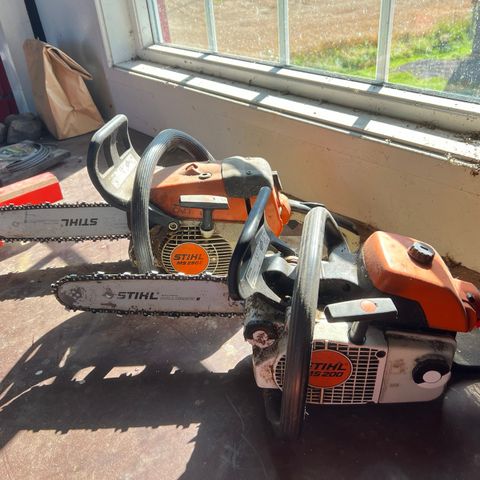 STIHL MS 200 og MS 260 selges samlet eller separat