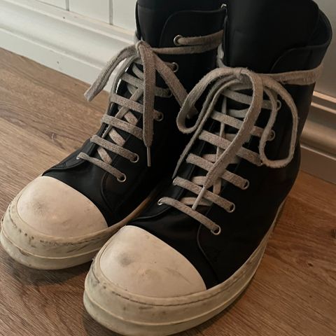 Rick Owens Leather Ramones