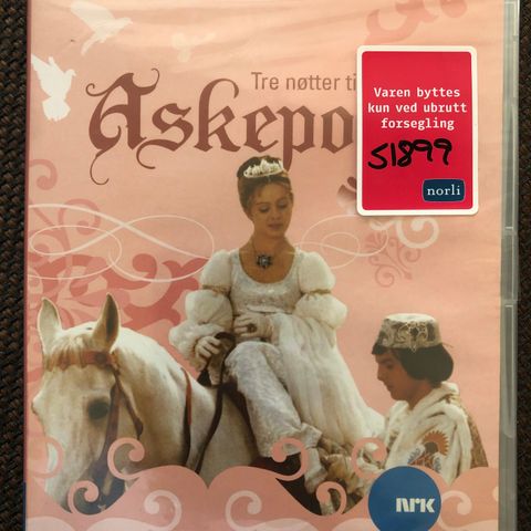 *NY* i Plast (DVD) Tre nøtter til Askepott (1973) Norsk tale