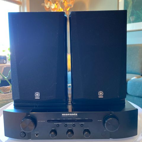 Marantz / Yamaha stereoanlegg selges