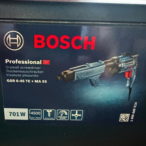 Bosch gips skru maskin