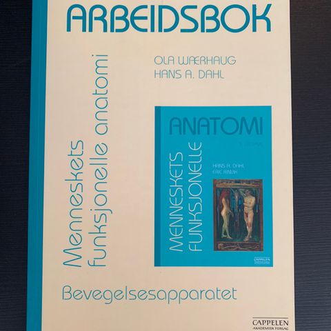 Menneskets funksjonelle anatomi, arbeidsbok