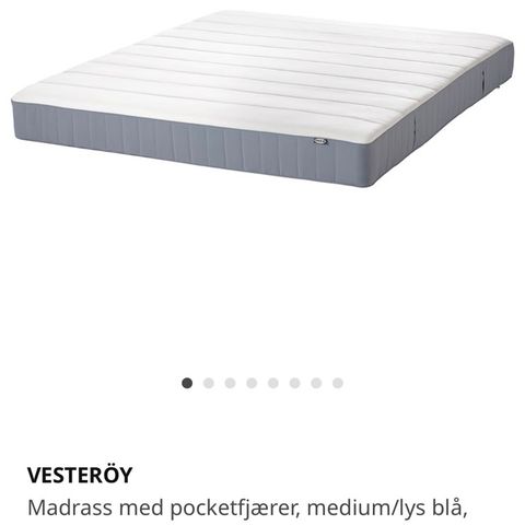 Ikea madrass, flekkete