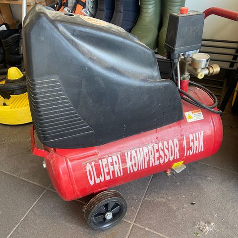 Oljefri Kompressor med 1.5 HK