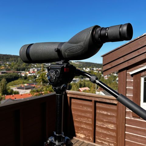 Celestron 20-60x80 Spotting Scope med Sirui R-2004 stativ og VH-10 videohode