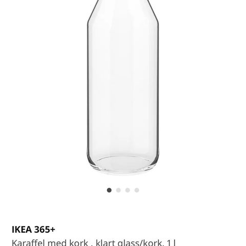 14 stk Karaffel med kork IKEA 365+ selges