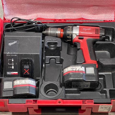 Milwaukee 14,4v drillsett