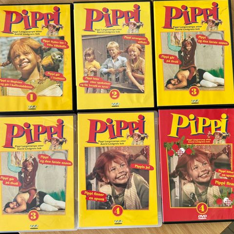 Pippi DVD-er samling