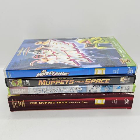 4 stk Muppet dvd