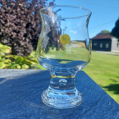 8 stk. Hunter glass, høyde ca 13,5 cm,