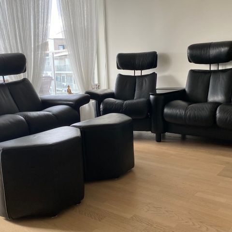 STOR STRESSLESS EKORNES luksuriøs / 99% NY