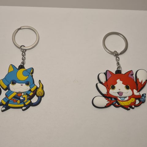 2 stk Yokai Watch Nøkkelringer