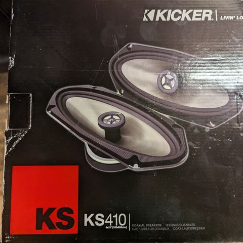 Kicker ks410 4"X10" høytalere