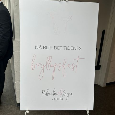 Staffeli brukt til bryllup