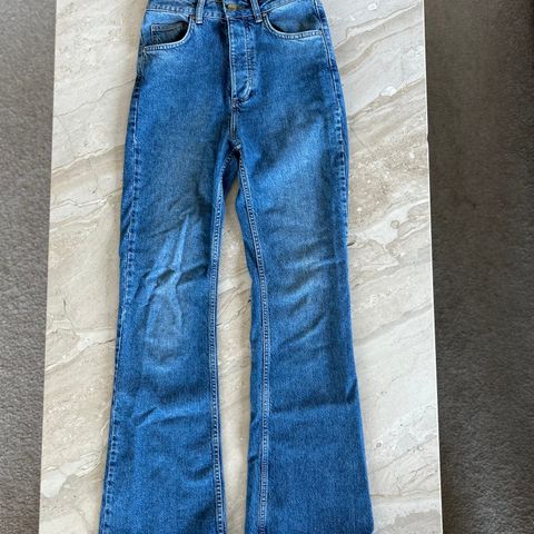 Never Denim jeans for jenter, boot flare, waist 27, length 32