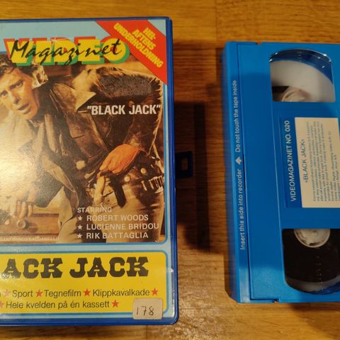 Black Jack - Video Magasinet - VHS