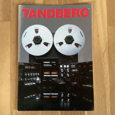 TANDBERG brosjyre fra 1985. Kan sendes med Postnord kost. 69kr