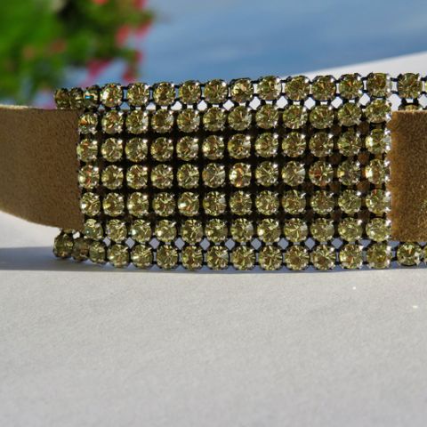 Swarovski armbånd, med avtagbar krystallpynt