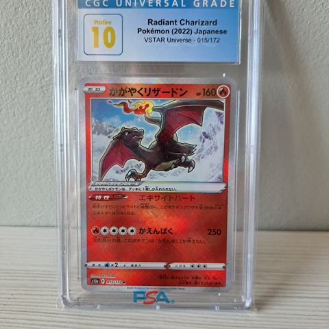 Radiant Charizard - Vstar Universe - CGC 10 - Pokemon kort