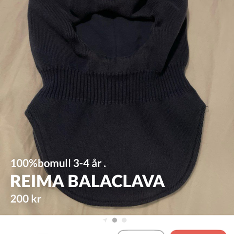 Reima balaclava lue