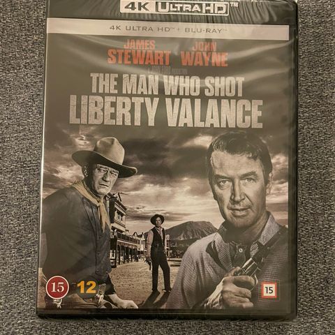 The Man Who Shot Liberty Valance (4K blu-ray) western film klassiker