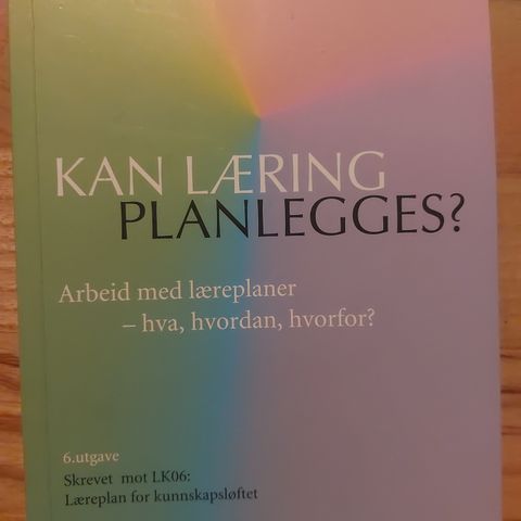 Kan læring planlegges? (6.utgave)