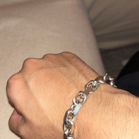 Selger min anker armbånd/ god stand/ svært lite brukt/ sølv/ 925