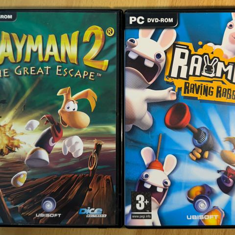 Rayman Raving Rabbids & Rayman 2 Great Escape