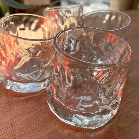 6x cognac/whisky glass 4x tumblere