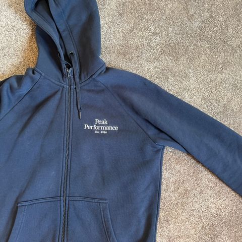 PEAK PERFORMANCE Original Logo Full Zip Hoodie