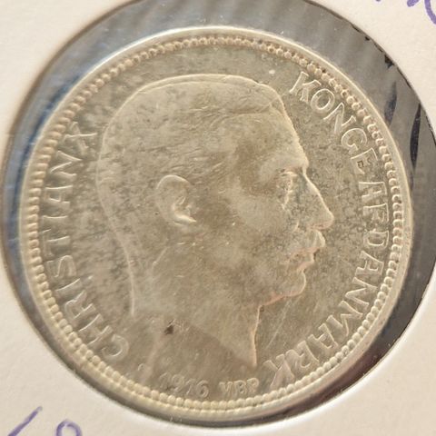 1916 Danmark 2 kroner Christian X