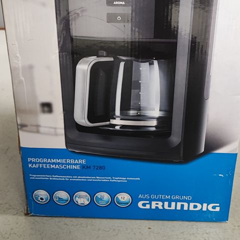 Kaffetrakter med aromaknapp fra Grundig