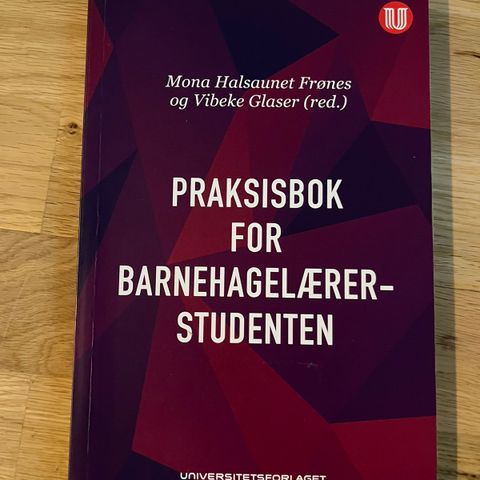 Praksisbok for barnehagelærer studenten