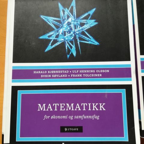 Matematikk for økonomi / Markedsføringsledelse