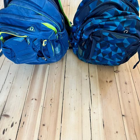 Two school bags from Satch. Clean and washed. Used about two years.