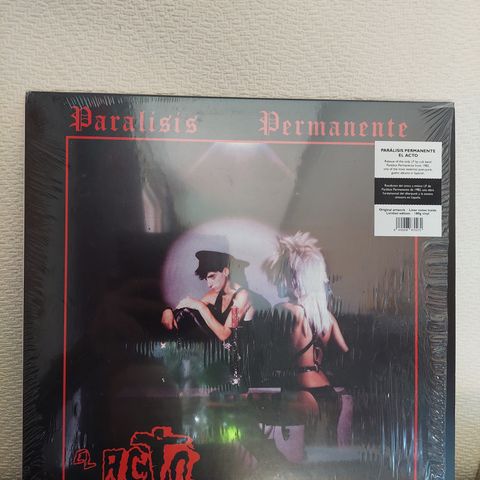 Paralisis Permanente – El Acto LP spansk punk rock New Wave Goth Rock