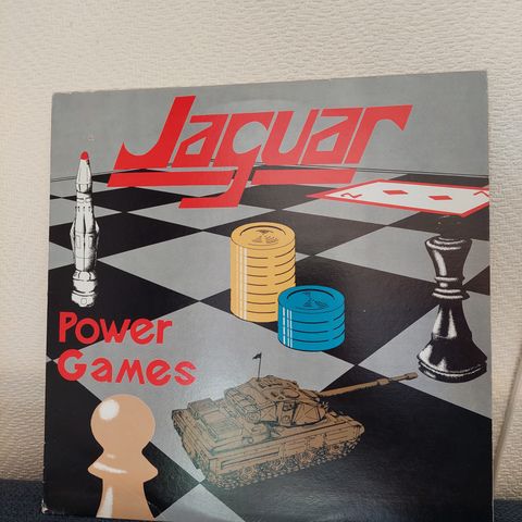 Jaguar  – Power Games LP 80s heavy metal