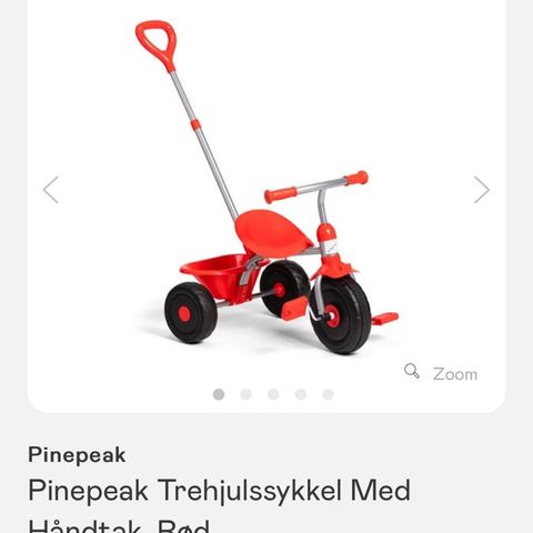 Trehjulssykkel med Håndtak