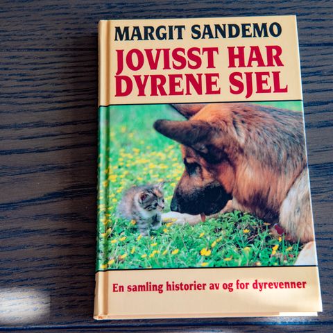 Margit Sandemo "Jovisst har dyrene sjel"