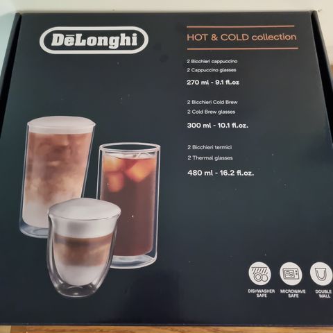 Delonghi kaffeglass