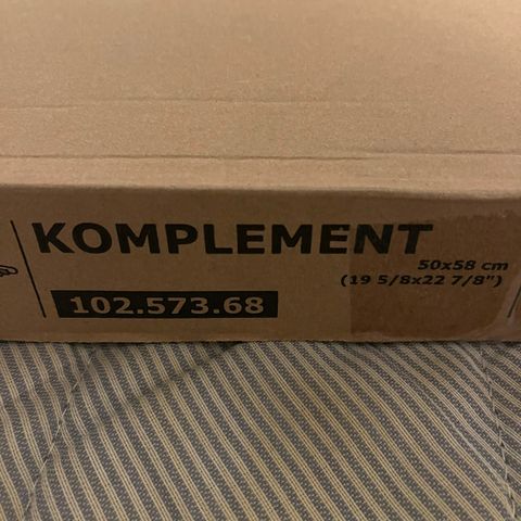 Komplement hylleplater