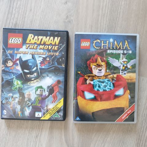 Lego DVD Batman movie og Chima