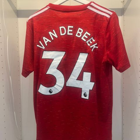 Manchester United 2020/2021 hjemmedrakt #34 Van De Beek